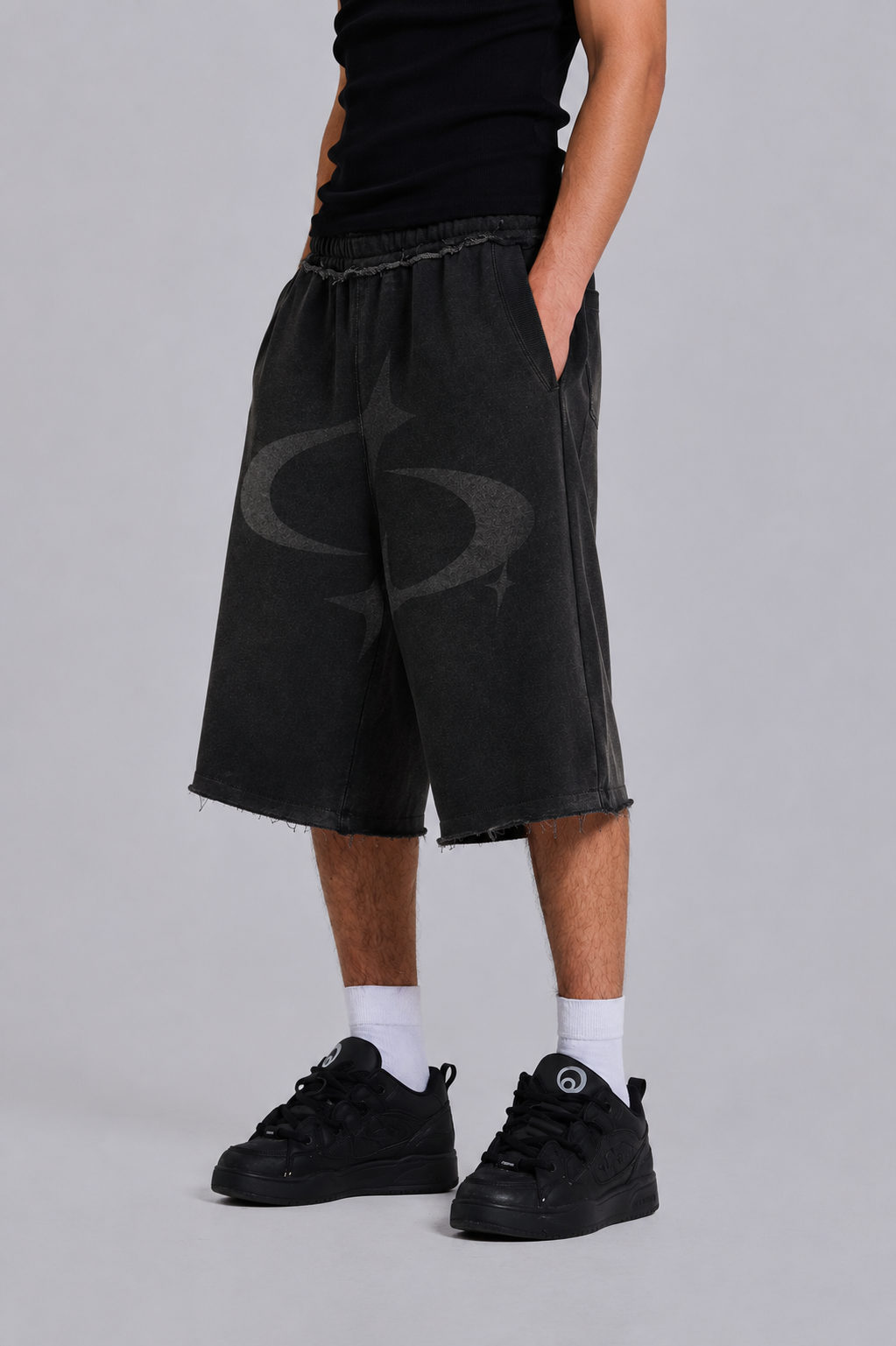 THEFATIGUEBRAND DISTRESSED SHORTS