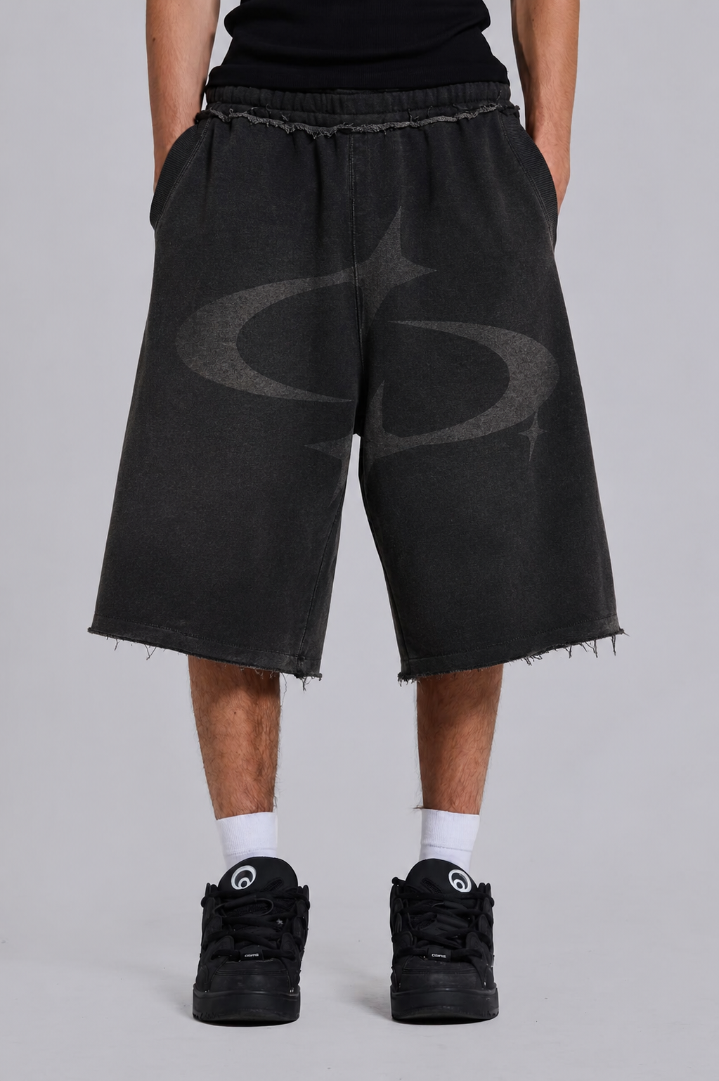 THEFATIGUEBRAND DISTRESSED SHORTS